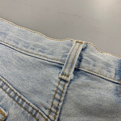 【中古品】【メンズ】 LEVI'S 501 刻印552 USA製 SMALL E 不均等V ナイロンフット DENIM PANTS デニム パンツ ズボン ボトムス 157-260526-ya-15-izu サイズ：下記参照 カラー：ライトインディゴ 万代Net店