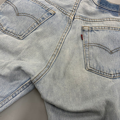 【中古品】【メンズ】 LEVI'S 501 刻印552 USA製 SMALL E 不均等V ナイロンフット DENIM PANTS デニム パンツ ズボン ボトムス 157-260526-ya-15-izu サイズ：下記参照 カラー：ライトインディゴ 万代Net店