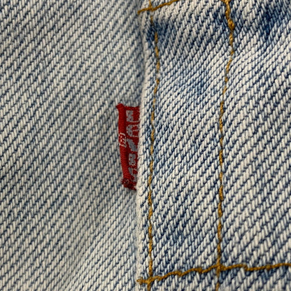 【中古品】【メンズ】 LEVI'S 501 刻印552 USA製 SMALL E 不均等V ナイロンフット DENIM PANTS デニム パンツ ズボン ボトムス 157-260526-ya-15-izu サイズ：下記参照 カラー：ライトインディゴ 万代Net店