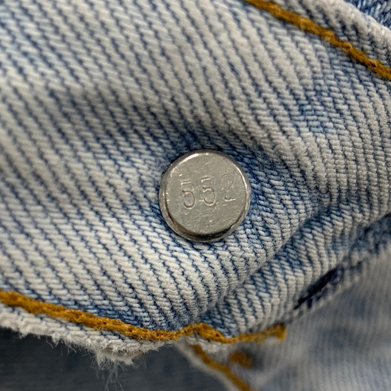【中古品】【メンズ】 LEVI'S 501 刻印552 USA製 SMALL E 不均等V ナイロンフット DENIM PANTS デニム パンツ ズボン ボトムス 157-260526-ya-15-izu サイズ：下記参照 カラー：ライトインディゴ 万代Net店