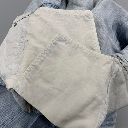 【中古品】【メンズ】 LEVI'S 501 刻印552 USA製 SMALL E 不均等V ナイロンフット DENIM PANTS デニム パンツ ズボン ボトムス 157-260526-ya-15-izu サイズ：下記参照 カラー：ライトインディゴ 万代Net店