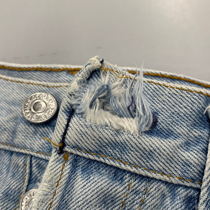 【中古品】【メンズ】 LEVI'S 501 刻印552 USA製 SMALL E 不均等V ナイロンフット DENIM PANTS デニム パンツ ズボン ボトムス 157-260526-ya-15-izu サイズ：下記参照 カラー：ライトインディゴ 万代Net店