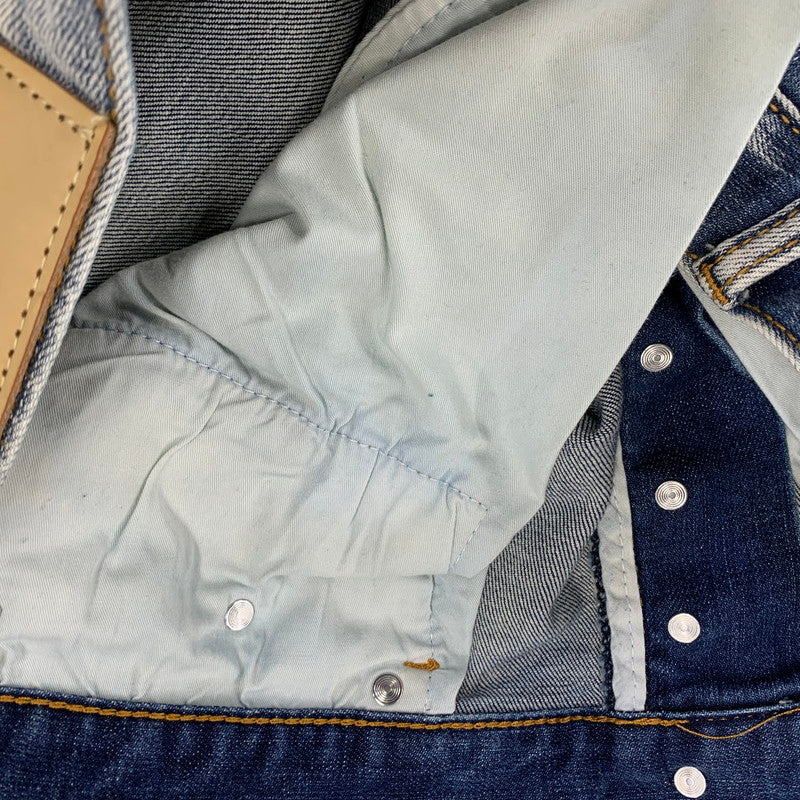 【中古品】【メンズ】 MNML ミニマル PAINT CRASH DENIM PANTS ペイント クラッシュ デニムパンツ ジーンズ ズボン ボトムス 153-260728-ay-10-izu サイズ：34 カラー：インディゴ 万代Net店