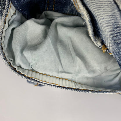 【中古品】【メンズ】 MNML ミニマル PAINT CRASH DENIM PANTS ペイント クラッシュ デニムパンツ ジーンズ ズボン ボトムス 153-260728-ay-10-izu サイズ：34 カラー：インディゴ 万代Net店