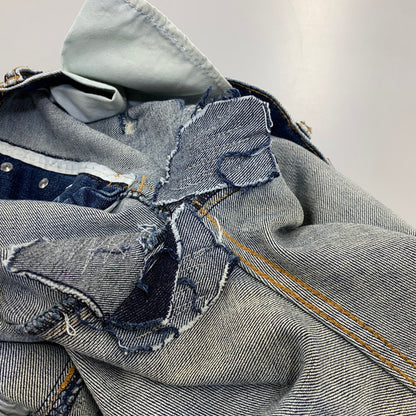 【中古品】【メンズ】 MNML ミニマル PAINT CRASH DENIM PANTS ペイント クラッシュ デニムパンツ ジーンズ ズボン ボトムス 153-260728-ay-10-izu サイズ：34 カラー：インディゴ 万代Net店