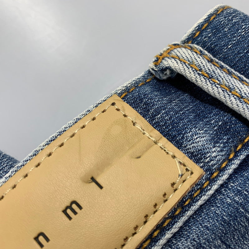 【中古品】【メンズ】 MNML ミニマル PAINT CRASH DENIM PANTS ペイント クラッシュ デニムパンツ ジーンズ ズボン ボトムス 153-260728-ay-10-izu サイズ：34 カラー：インディゴ 万代Net店
