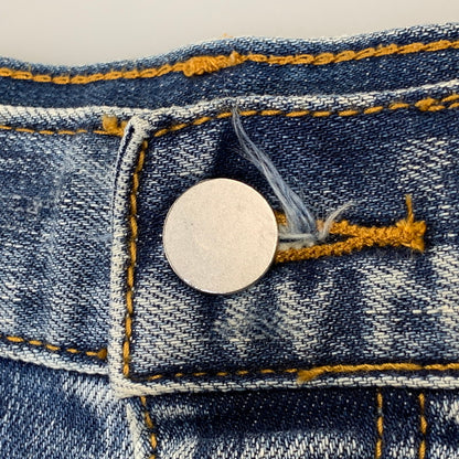 【中古品】【メンズ】 MNML ミニマル PAINT CRASH DENIM PANTS ペイント クラッシュ デニムパンツ ジーンズ ズボン ボトムス 153-260728-ay-10-izu サイズ：34 カラー：インディゴ 万代Net店