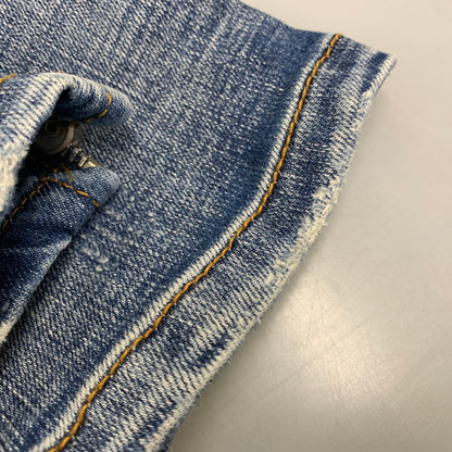 【中古品】【メンズ】 MNML ミニマル PAINT CRASH DENIM PANTS ペイント クラッシュ デニムパンツ ジーンズ ズボン ボトムス 153-260728-ay-10-izu サイズ：34 カラー：インディゴ 万代Net店