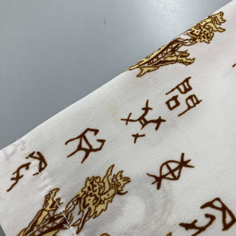 【中古品】【メンズ】 DOG TOWN ドッグタウン DRAGON OPEN COLLAR SHIRT ドラゴン オープンカラーシャツ 黒龍 半袖 146-260610-as-07-izu カラー：ホワイト系 万代Net店