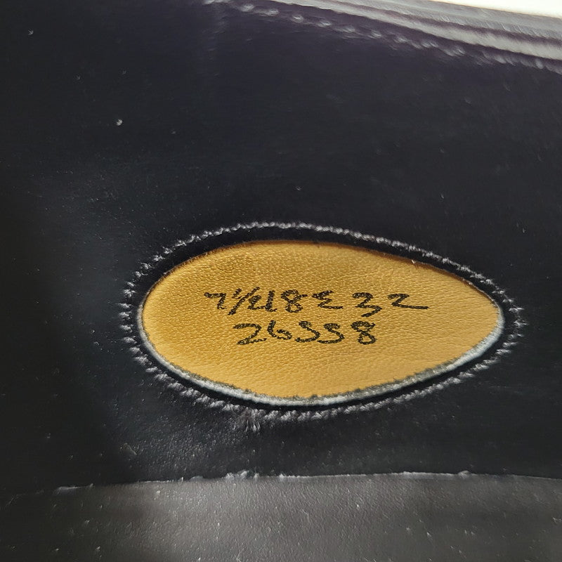 【中古品】【メンズ】 EDWARD GREEN エドワードグリーン DOVER E32 ドーバー シューズ 靴 164-260519-as-04-izu サイズ：7 1/2 カラー：ブラック 万代Net店