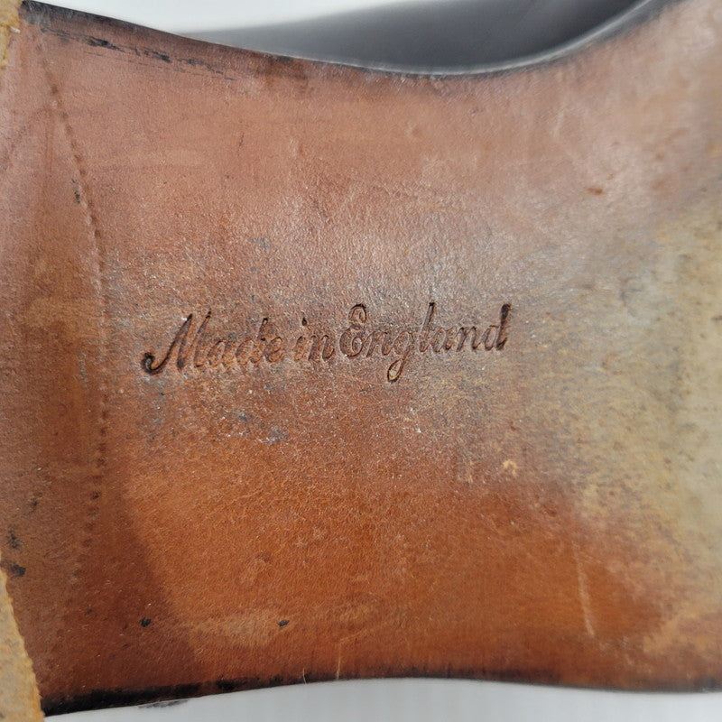 【中古品】【メンズ】 EDWARD GREEN エドワードグリーン DOVER E32 ドーバー シューズ 靴 164-260519-as-04-izu サイズ：7 1/2 カラー：ブラック 万代Net店
