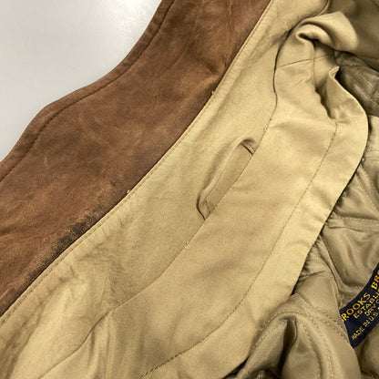【中古品】 Brooks Brothers ブルックスブラザーズ SOUTIEN COLLAR COAT ステンカラーコート USA製 アウター 146-260519-as-24-izu カラー：ベージュ 万代Net店