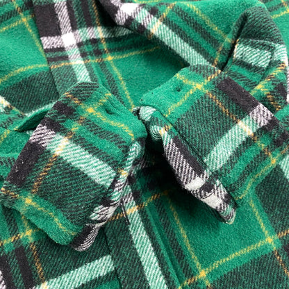 【中古品】【メンズ】 POLO RALPH LAUREN ポロ・ラルフローレン CLASSIC FIT WOOL CHECK L/S SHIRT ウールチェック ロングスリーブ シャツ 長袖 147-260519-as-16-izu サイズ：M カラー：グリーン系 万代Net店
