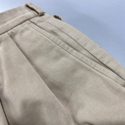 【中古品】【メンズ】 BARRY BRICKEN バリーブリッケン 2-TUCK CHINO PANTS ツータック チノ パンツ ボトムス ズボン 157-260527-cs-02-izu サイズ：30 カラー：ベージュ 万代Net店