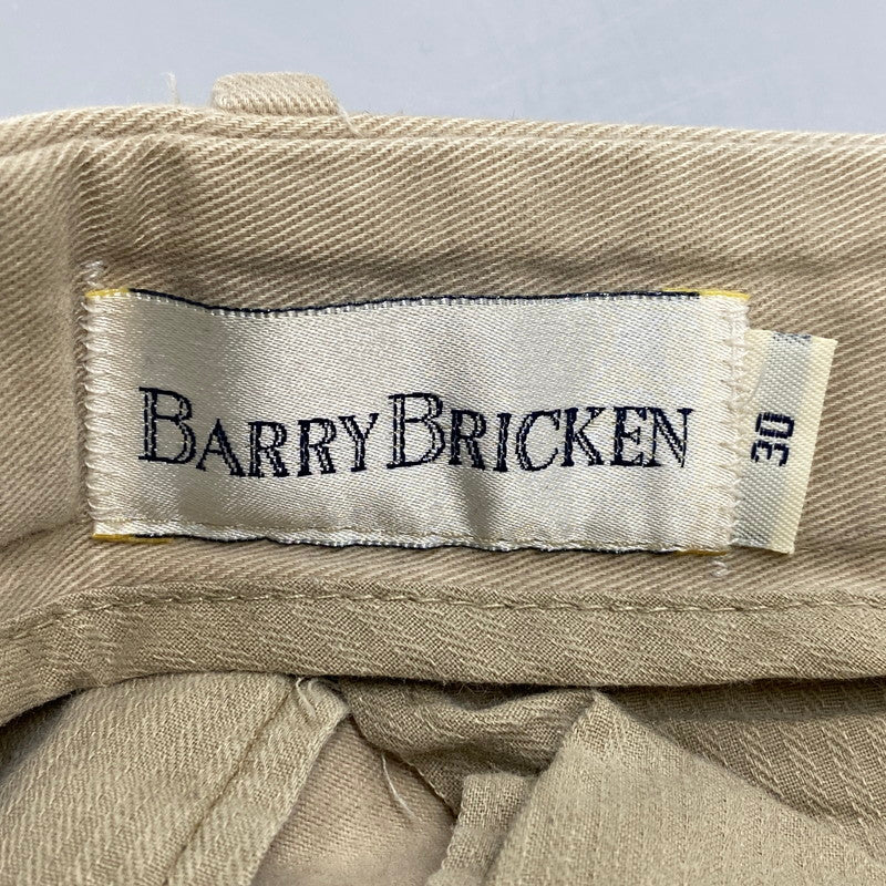 【中古品】【メンズ】 BARRY BRICKEN バリーブリッケン 2-TUCK CHINO PANTS ツータック チノ パンツ ボトムス ズボン 157-260527-cs-02-izu サイズ：30 カラー：ベージュ 万代Net店