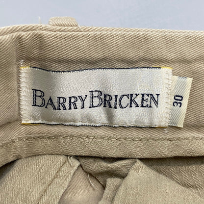 【中古品】【メンズ】 BARRY BRICKEN バリーブリッケン 2-TUCK CHINO PANTS ツータック チノ パンツ ボトムス ズボン 157-260527-cs-02-izu サイズ：30 カラー：ベージュ 万代Net店