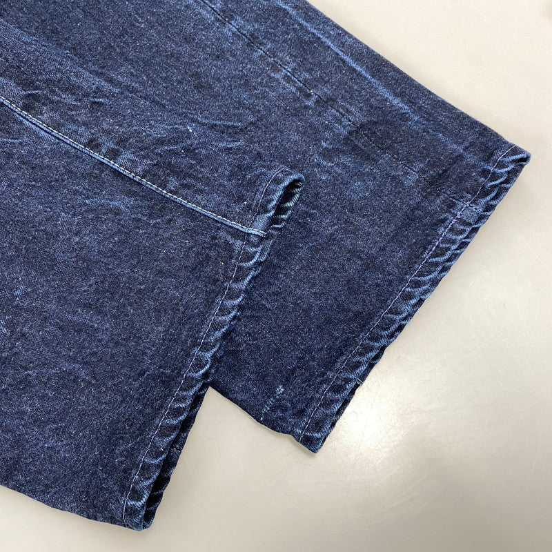 【中古品】【メンズ】 TENDER CO. テンダー コー TYPE:132 BUTTONFLY WIDE DENIM PANTS ボタンフライ ワイド デニム パンツ ボトムス 152-260519-kh-14-izu サイズ：2 カラー：インディゴ 万代Net店