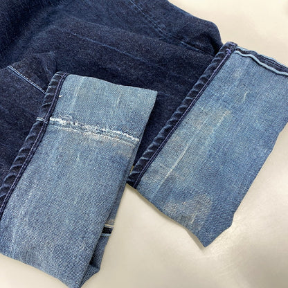 【中古品】【メンズ】 TENDER CO. テンダー コー TYPE:132 BUTTONFLY WIDE DENIM PANTS ボタンフライ ワイド デニム パンツ ボトムス 152-260519-kh-14-izu サイズ：2 カラー：インディゴ 万代Net店