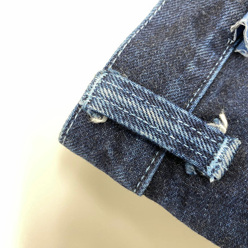 【中古品】【メンズ】 TENDER CO. テンダー コー TYPE:132 BUTTONFLY WIDE DENIM PANTS ボタンフライ ワイド デニム パンツ ボトムス 152-260519-kh-14-izu サイズ：2 カラー：インディゴ 万代Net店
