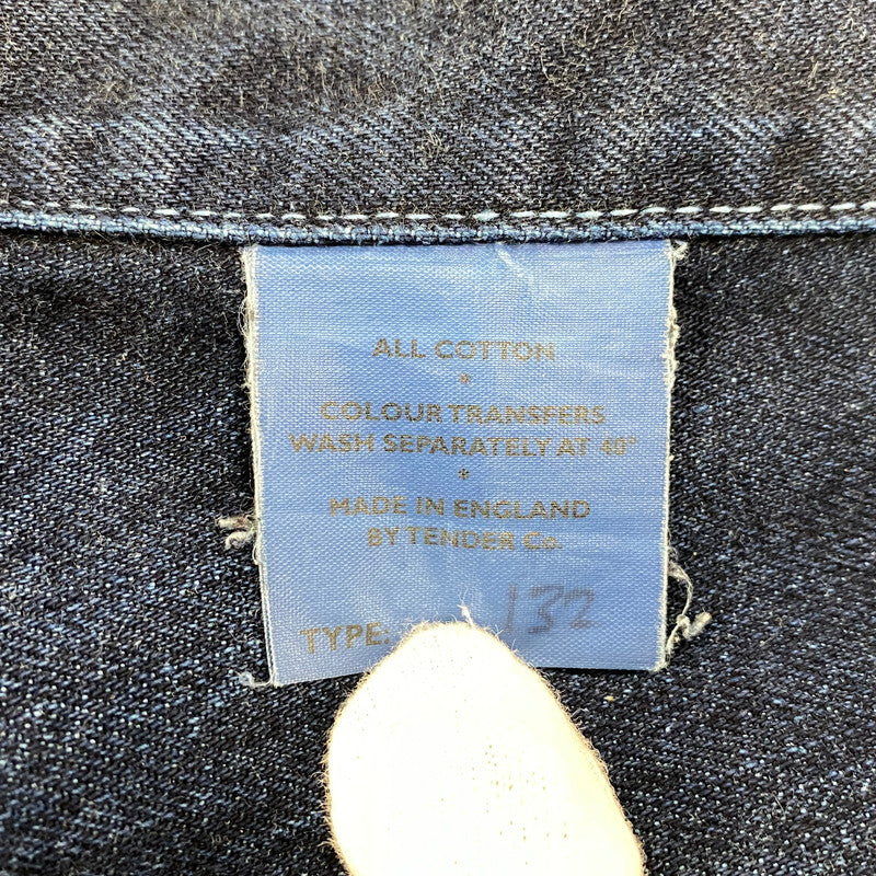 【中古品】【メンズ】 TENDER CO. テンダー コー TYPE:132 BUTTONFLY WIDE DENIM PANTS ボタンフライ ワイド デニム パンツ ボトムス 152-260519-kh-14-izu サイズ：2 カラー：インディゴ 万代Net店