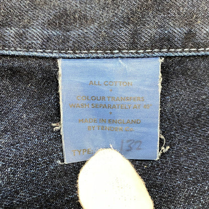 【中古品】【メンズ】 TENDER CO. テンダー コー TYPE:132 BUTTONFLY WIDE DENIM PANTS ボタンフライ ワイド デニム パンツ ボトムス 152-260519-kh-14-izu サイズ：2 カラー：インディゴ 万代Net店
