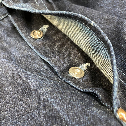 【中古品】【メンズ】 TENDER CO. テンダー コー TYPE:132 BUTTONFLY WIDE DENIM PANTS ボタンフライ ワイド デニム パンツ ボトムス 152-260519-kh-14-izu サイズ：2 カラー：インディゴ 万代Net店