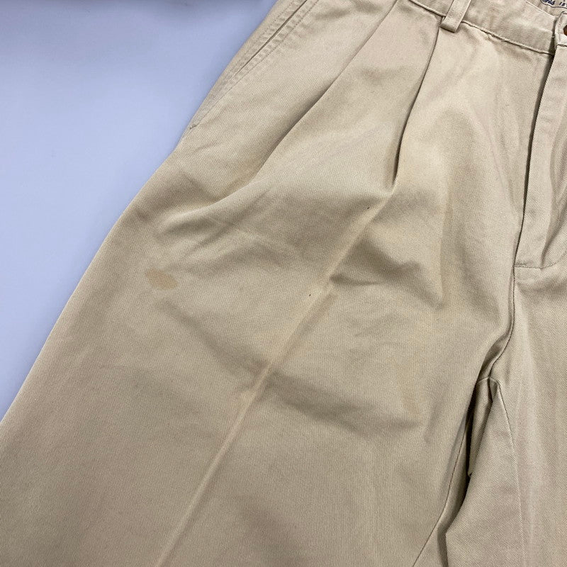 【中古品】【メンズ】 BROOKS BROTHERS ブルックスブラザーズ 2-TUCK CHINO PANTS ツータック チノ パンツ ボトムス ズボン 157-260527-cs-07-izu サイズ：W30 L30 カラー：ベージュ 万代Net店