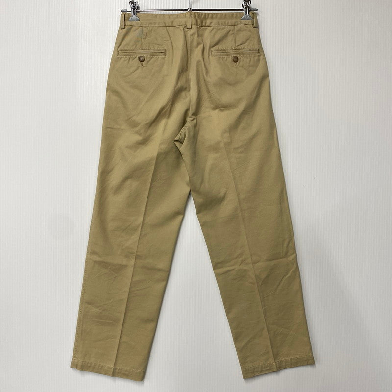 【中古品】【メンズ】 BROOKS BROTHERS ブルックスブラザーズ 2-TUCK CHINO PANTS ツータック チノ パンツ ボトムス ズボン 157-260527-cs-07-izu サイズ：W30 L30 カラー：ベージュ 万代Net店