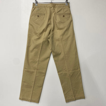 【中古品】【メンズ】 BROOKS BROTHERS ブルックスブラザーズ 2-TUCK CHINO PANTS ツータック チノ パンツ ボトムス ズボン 157-260527-cs-07-izu サイズ：W30 L30 カラー：ベージュ 万代Net店