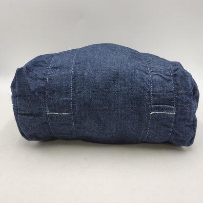 【中古品】【メンズ/レディース】 POST O'ALLS ポストオーバーオールズ USA製 DENIM TOTE BAG デニム トート バッグ カバン 鞄 188-260527-cs-13-izu カラー：インディゴ×グリーン 万代Net店