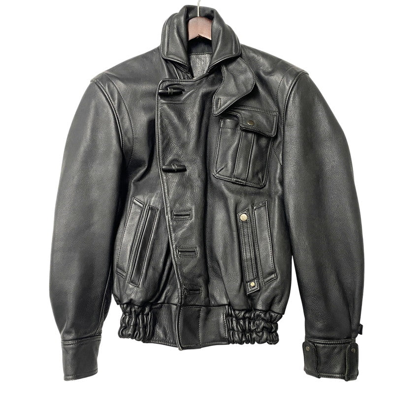 【中古品】【メンズ】 KADOYA カドヤ GOD SPEED 2857 LEATHER RIDERS JACKET ゴッドスピード レザー ライダースジャケット 145-260519-as-15-izu サイズ：M カラー：ブラック 万代Net店