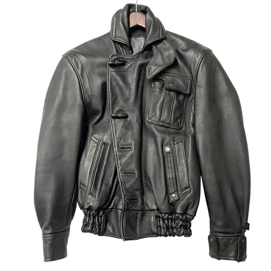 【中古品】【メンズ】 KADOYA カドヤ GOD SPEED 2857 LEATHER RIDERS JACKET ゴッドスピード レザー ライダースジャケット 145-260519-as-15-izu サイズ：M カラー：ブラック 万代Net店