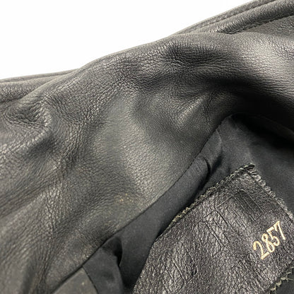 【中古品】【メンズ】 KADOYA カドヤ GOD SPEED 2857 LEATHER RIDERS JACKET ゴッドスピード レザー ライダースジャケット 145-260519-as-15-izu サイズ：M カラー：ブラック 万代Net店