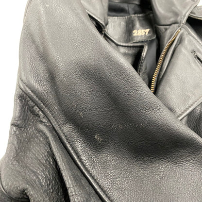 【中古品】【メンズ】 KADOYA カドヤ GOD SPEED 2857 LEATHER RIDERS JACKET ゴッドスピード レザー ライダースジャケット 145-260519-as-15-izu サイズ：M カラー：ブラック 万代Net店