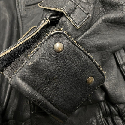 【中古品】【メンズ】 KADOYA カドヤ GOD SPEED 2857 LEATHER RIDERS JACKET ゴッドスピード レザー ライダースジャケット 145-260519-as-15-izu サイズ：M カラー：ブラック 万代Net店