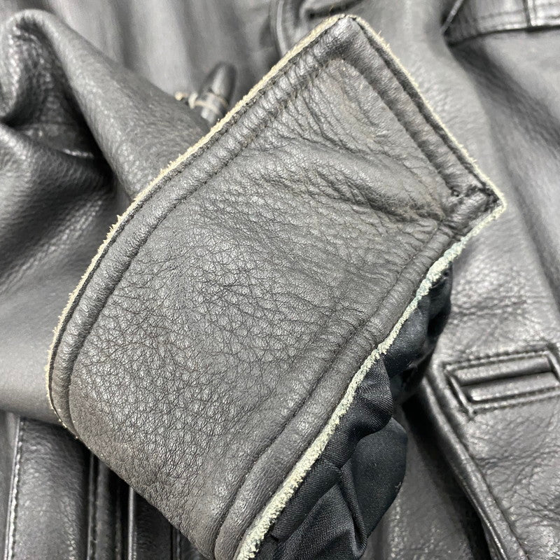 【中古品】【メンズ】 KADOYA カドヤ GOD SPEED 2857 LEATHER RIDERS JACKET ゴッドスピード レザー ライダースジャケット 145-260519-as-15-izu サイズ：M カラー：ブラック 万代Net店