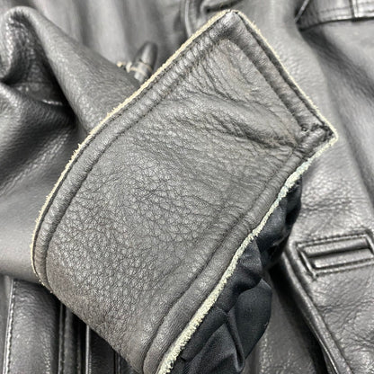 【中古品】【メンズ】 KADOYA カドヤ GOD SPEED 2857 LEATHER RIDERS JACKET ゴッドスピード レザー ライダースジャケット 145-260519-as-15-izu サイズ：M カラー：ブラック 万代Net店