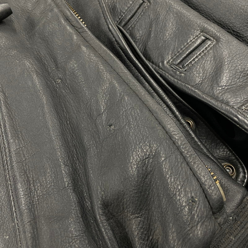 【中古品】【メンズ】 KADOYA カドヤ GOD SPEED 2857 LEATHER RIDERS JACKET ゴッドスピード レザー ライダースジャケット 145-260519-as-15-izu サイズ：M カラー：ブラック 万代Net店