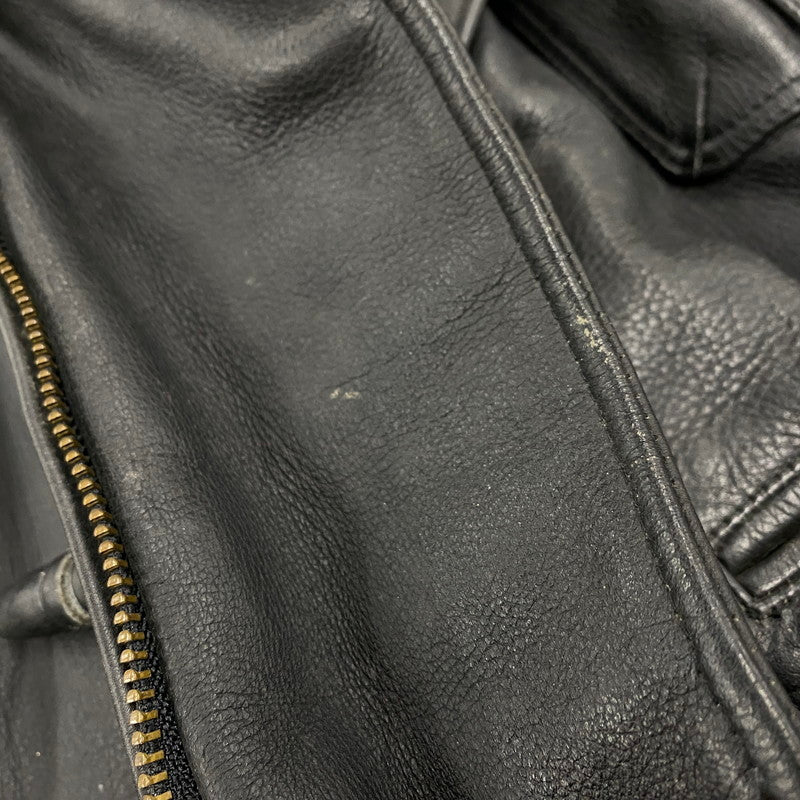 【中古品】【メンズ】 KADOYA カドヤ GOD SPEED 2857 LEATHER RIDERS JACKET ゴッドスピード レザー ライダースジャケット 145-260519-as-15-izu サイズ：M カラー：ブラック 万代Net店