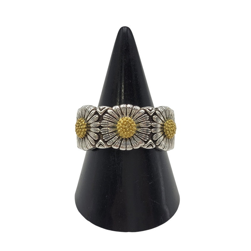 【中古品】【メンズ/レディース】 UNKNOWN アンノウン S990 DESIGN RING デザイン リング アクセサリー 192-260606-ya-13-izu カラー：シルバー×ゴールド 万代Net店