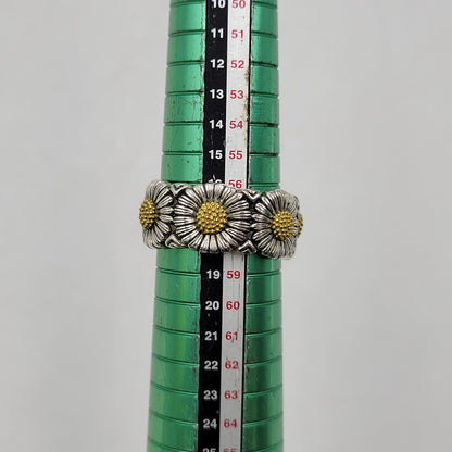 【中古品】【メンズ/レディース】 UNKNOWN アンノウン S990 DESIGN RING デザイン リング アクセサリー 192-260606-ya-13-izu カラー：シルバー×ゴールド 万代Net店