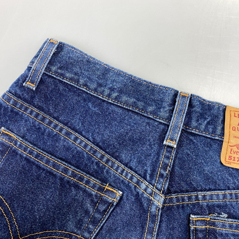【中古品】【メンズ】 LEVI'S リーバイス 11517-0216 刻印230 メキシコ製 2001年製 00SS 517 BOOT CUT SLIM FIT DENIM PANTS ブーツ カット スリム フィット デニム パンツ ボトムス ズボン 157-260719-cs-11-izu サイズ：M カラー：インディゴ 万代Net店