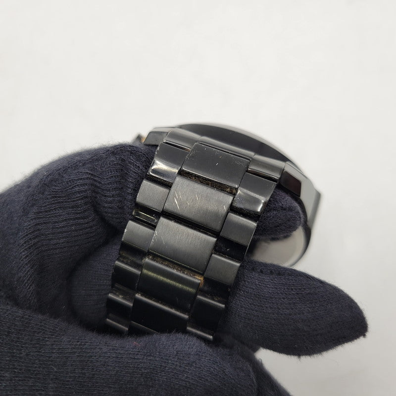 【中古品】【メンズ/レディース】 DIESEL ディーゼル DZ-4309 QUARTZ WATCH クオーツ ウォッチ 腕時計 時計 197-260602-ya-04-izu カラー：ブラック×ゴールド 万代Net店