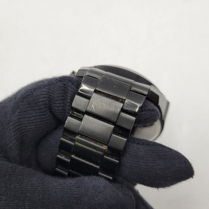 【中古品】【メンズ/レディース】 DIESEL ディーゼル DZ-4309 QUARTZ WATCH クオーツ ウォッチ 腕時計 時計 197-260602-ya-04-izu カラー：ブラック×ゴールド 万代Net店