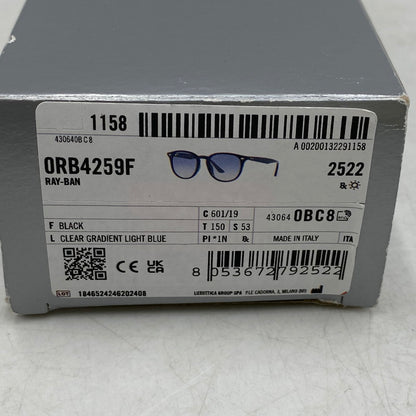 【中古品】【メンズ/レディース】 RAY-BAN レイバン RB4259-F SUNGLASSES サングラス 203-260520-cs-10-izu サイズ：53口20-150 カラー：ブラック×ブルー 万代Net店
