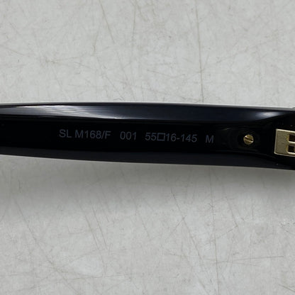 【中古品】【メンズ/レディース】 SAINT LAURENT サンローラン SL M168 SUNGLASSES サングラス 183-260520-cs-11-izu サイズ：55口16-145 カラー：ブラック 万代Net店