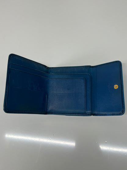 【現状渡し品】【メンズ/レディース】 LOUIS VUITTON ルイ・ヴィトン エピ ポルトモネ ビエ カルト クレディ M63485 Wホック 三つ折り財布 178-260703-kk-01-hon カラー：トレドブルー 万代Net店