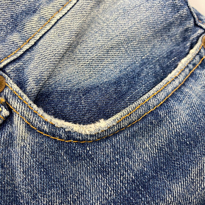 【中古品】【メンズ】 DOUBLE WORKS ダブルワークス ZIPFLY DENIM PANTS ジップ フライ デニム パンツ ボトムス ズボン 156-260527-cs-08-izu サイズ：34 カラー：インディゴ 万代Net店