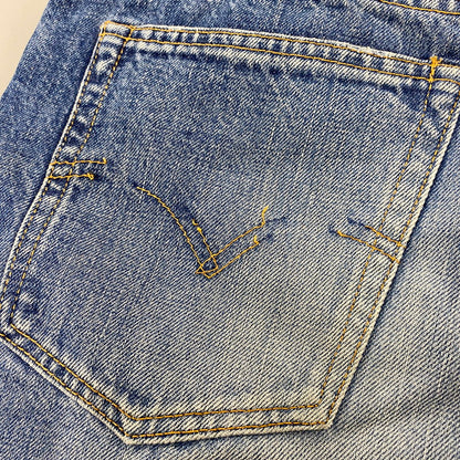 【中古品】【メンズ】 DOUBLE WORKS ダブルワークス ZIPFLY DENIM PANTS ジップ フライ デニム パンツ ボトムス ズボン 156-260527-cs-08-izu サイズ：34 カラー：インディゴ 万代Net店