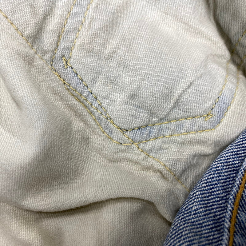 【中古品】【メンズ】 DOUBLE WORKS ダブルワークス ZIPFLY DENIM PANTS ジップ フライ デニム パンツ ボトムス ズボン 156-260527-cs-08-izu サイズ：34 カラー：インディゴ 万代Net店